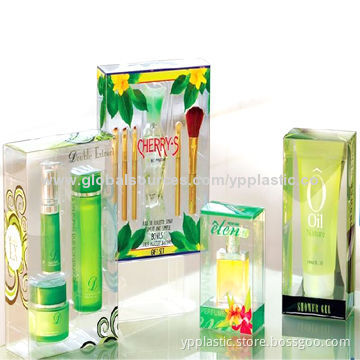 Clear Printed Plastic Box with Insert Blister Tray for Cosmetics